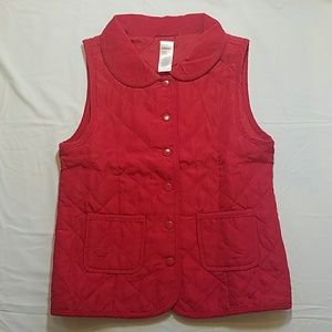 Gymboree red vest, 10-12